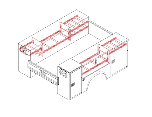 Crane Body Shelves